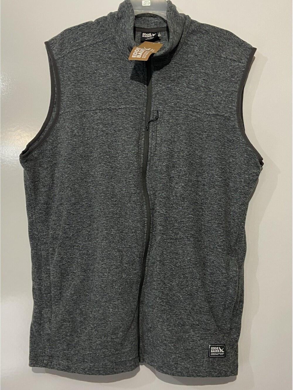 Mens EDDIE BAUER Gray Polar Fleece MT Quest Vest 2.0 Sz TXL NEW